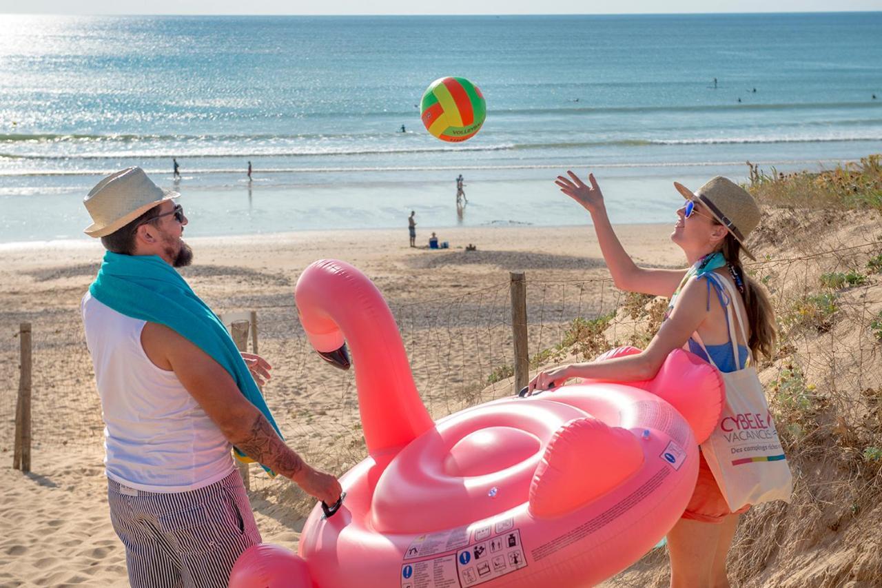 Camping L'Ocean Brem-Sur-Mer Bagian luar foto